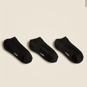 J crew black Athletic socks three-pack